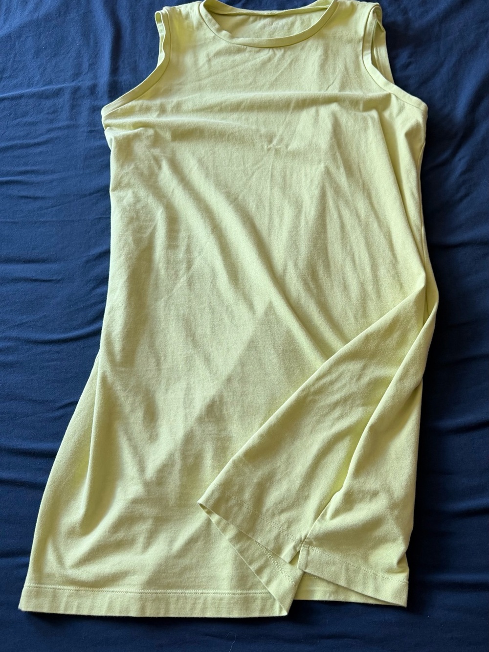 Eileen Fisher Pale Yellow Shift Dress